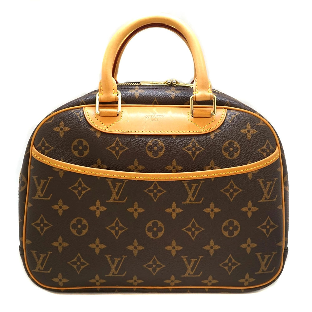 LOUIS VUITTON Trouville Monogram Canvas Brown Handbag